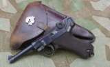 1915 dated German Luger w/Holster & Matching Mag