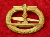 WWII Nazi Submariners Badge