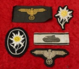 Lot of WWII German SS Patches