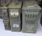 lot of 5 Metal Ammo Cans