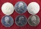 5 Canadian $1 Silver Coins