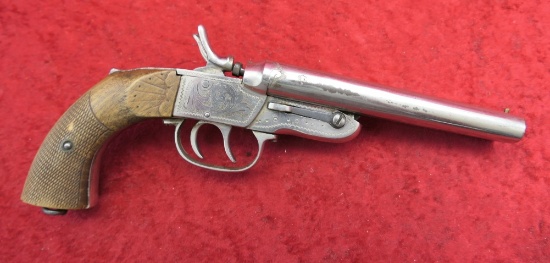 Antique 44 cal Dbl bbl Pistol