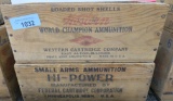 Western & Federal 410 Wood Ammo Crates