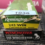 40 rds of 243 mixed Ammo