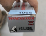 50 rds of 218 BEE Ammo
