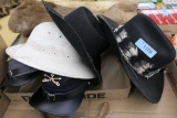 Hat Lot: Cowboy, Repro Civil War, etc