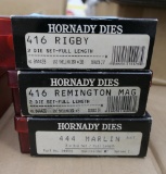 Hornady 416 Rigby & REM Mag & 444 Marlin Dies