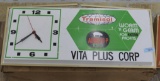 Vita Plus Clock Advertising Sign