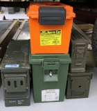 lot of 5 misc Ammo Cans
