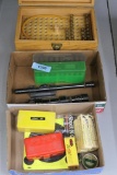 3 boxes of Reloads, Scopes, etc