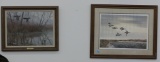 Pair of Framed Duck Prints