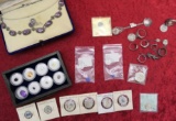 lot of Jewelry, Sterling Silver & Gaming Tokens
