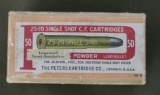 Full box of Peters 25-20 Single Shot Ammo