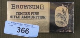 Wrapped Browning 222 full box Ammo