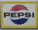 One sided Metal PEPSI Sign