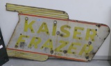 Metal 1 Sided Kaiser Frazer Sign