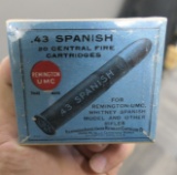 Full wrapped box of REM 43 Spanish Ammo
