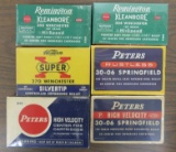 6 Boxes of wrapped Vintage Rifle Ammo