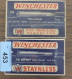 full wrapped Winchester 30 Army & 30-06 Boxes
