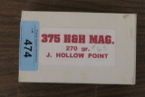 20 rds of 375 H&H Mag Ammo