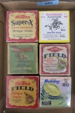 6 boxes of wrapped empty Vintage Shot Shells