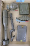 lot of Military Grenades & Cleaning Kits