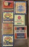 7 Vintage wrapped empty Shot Shell Boxes