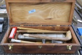 Black Powder Cannon in Wooden Case