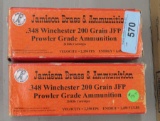 40 rds Jamison 348 WCF Loaded Ammo