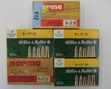 94 rds of mixed 8x57 JR or JS Ammo