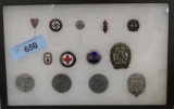 WWII Nazi Pins & Tinnies lot
