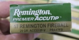 approx 140 rds of Remington 17 Fireball Ammo
