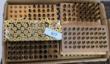 Large lot of Brass in Reloading Boards