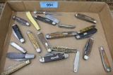 21 assorted Older Pocket Knives