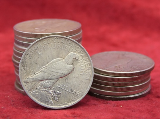20 1923 Silver Peace Dollars
