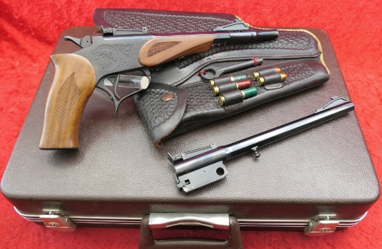 Thompson Center Contender 2 bbl set w/Holster