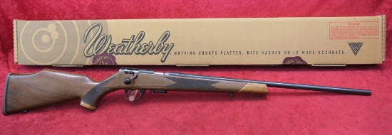 NIB Weatherby Mark XXII Deluxe Rifle in 17HMR