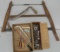 Buck Saw, Draw Knife & Older Wrenches lot