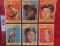 lot of 6 1958 All Star Baseball