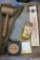 lot of Vintage Sporting Items & Cleaning Kits