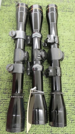 lot of 3 Leupold Rifle Scopes