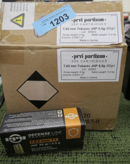 500 rds of 7.62 ammo