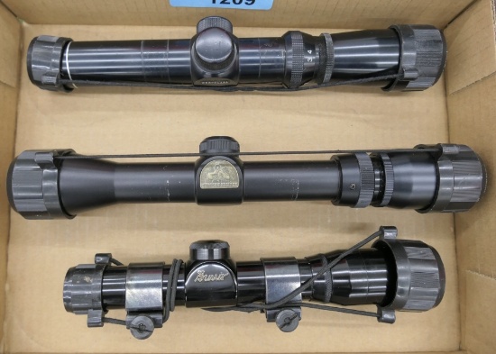lot of 3 Rifle Scopes