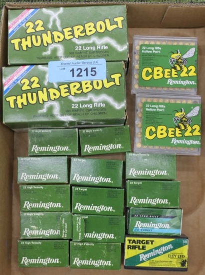 approx 1,900 rds of Remington 22 ammo