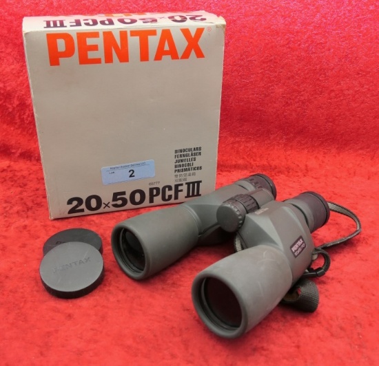 Set of Pentax 20x50 Binoculars