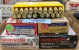 lot of partial boxes 6.5 Creedmoor Ammo & Brass