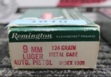 box of 9mm Luger ammo