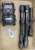 Vintage Scopes & Game Camera lot