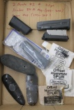 flat of Magazines & Small Gun Parts