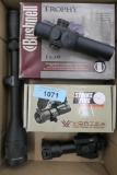 3 various Rifle Scopes